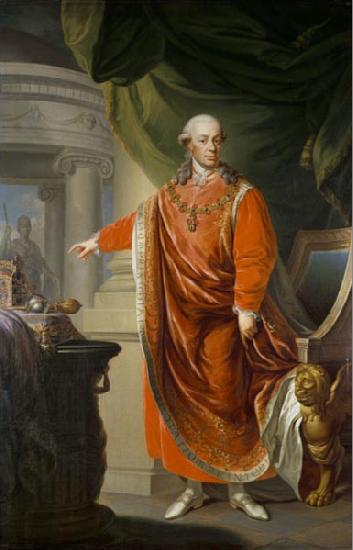 Donat, Johann Daniel Emperor Leopold II in the regalia of the